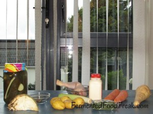 Dill Pickle soup ingredients